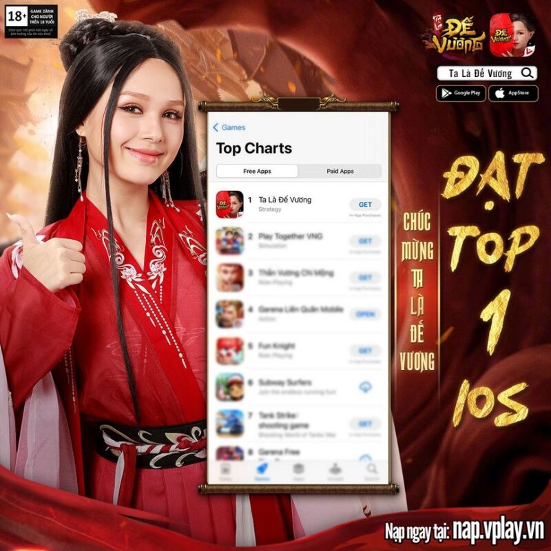 Nhạc game Ta Là Đế Vương bất ngờ gây bão, được các Hot Tiktoker đua nhau remix và nhảy cover cực “cháy” 4 ta la de vuong 4