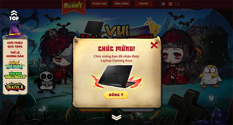 Halloween rinh laptop gaming miễn phí, bỏ túi quà độc quyền từ Gunny PC 2 gunny pc 06102022 3