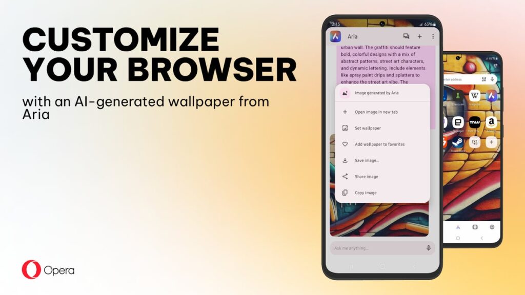 Trình duyệt Opera cho phép tạo ảnh AI trên Android 1 Opera brings image generation and other AI features to its Android browser
