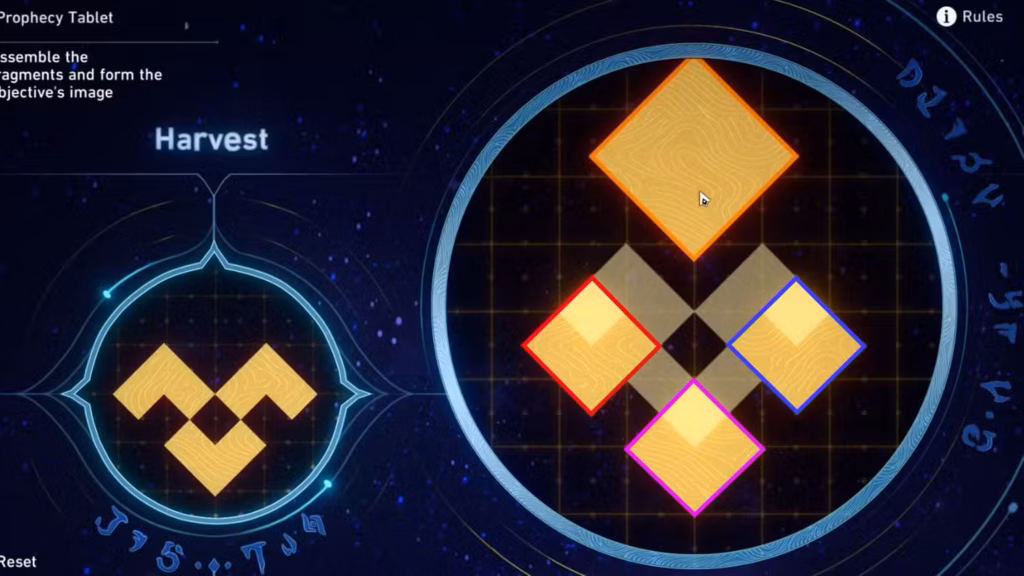 gamen.pro aedes elysiae prophecy tablet puzzle 1 solution 2 in honkai star rail
