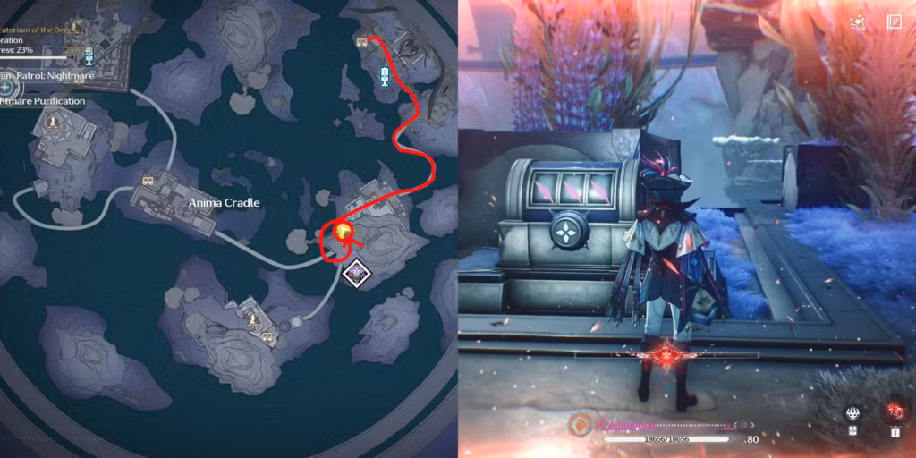 Wuthering Waves: Tất cả vị trí và cách mở Triptych Chest 3 gamen.pro fabricatorium of the deep triptych chest location 2 in wuthering waves