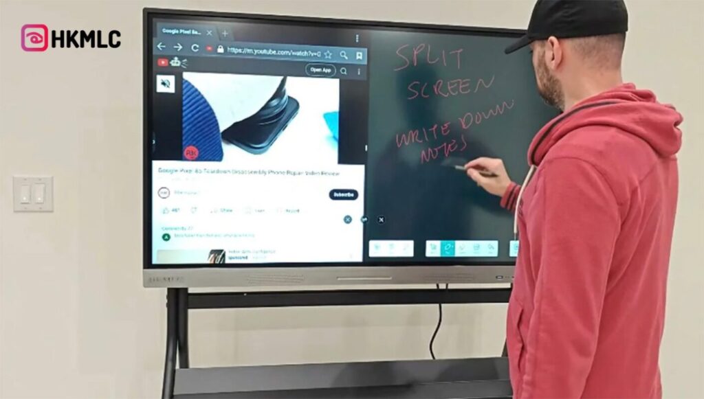 HKMLC Smart Board - Trang bị mà mọi lớp học hiện đại đều cần trong năm 2025 1 gamen.pro HKMLC Smart Board 1