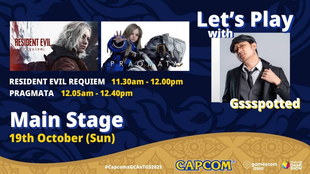 Capcom công bố loạt hoạt động đặc biệt tại gamescom asia x Thailand Game Show 2025 3 4. GCAxTGS 2025 16x9 Stage Creator