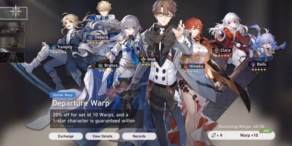 gamen.pro honkai star rail beta departure warp banner