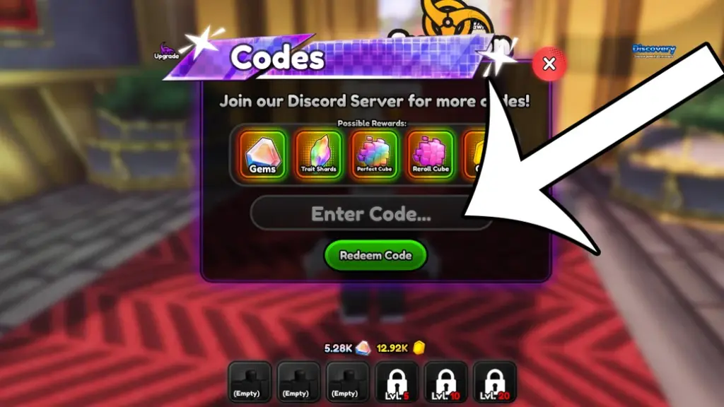 gamen.pro anime squadron codes menu