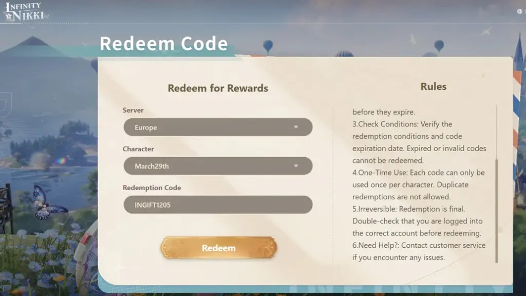 gamen.pro code How to redeem Infinity Nikki codes website