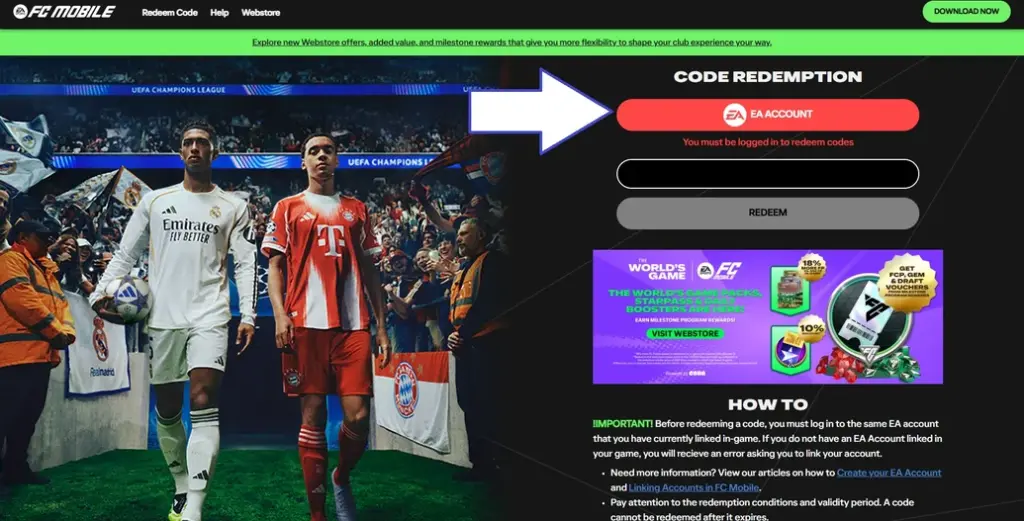 gamen.pro code fc mobile 1