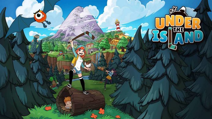 gamen.pro Under the Island key art 3840x2160logo