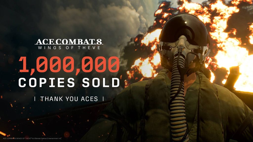 ACE COMBAT 8 WINGS OF THEVE 1 Million Copies 16.9
