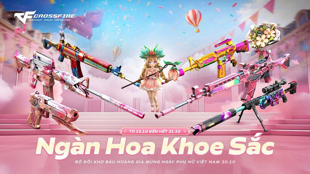 Ngàn Hoa Khoe Sắc - Crossfire tung bộ đôi Kho Báu Hoàng Gia mừng ngày phụ nữ việt nam 20/10 1 gamen.pro Crossfire 13102026 1