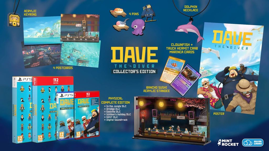 Dave The Diver phát hành bản đĩa vật lý trên PS5 và Switch 2 kèm gói nội dung mở rộng toàn diện 1 gamen.pro Dave The Diver Complete Editions 1