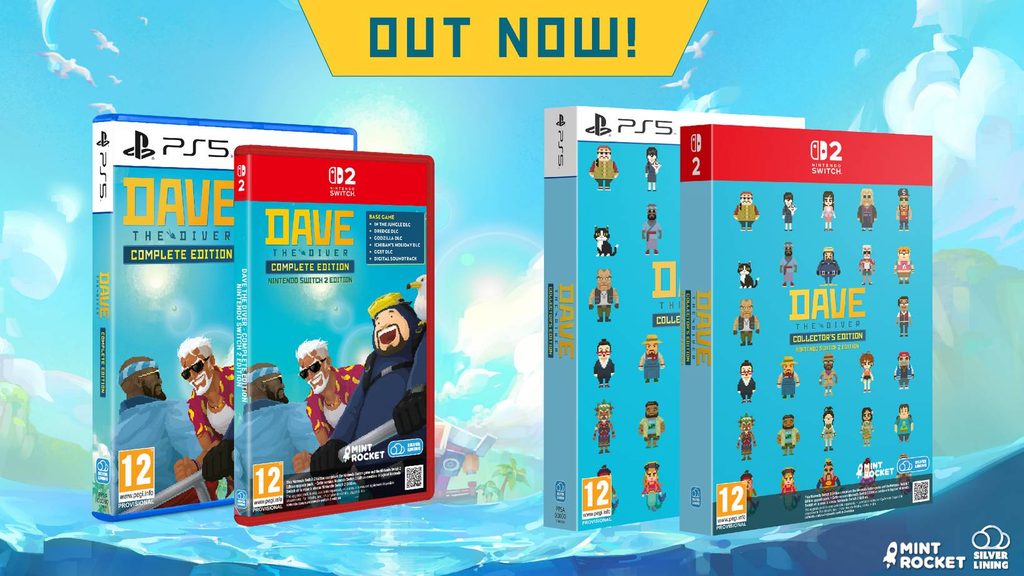 Dave The Diver phát hành bản đĩa vật lý trên PS5 và Switch 2 kèm gói nội dung mở rộng toàn diện 2 gamen.pro Dave The Diver Complete Editions 2