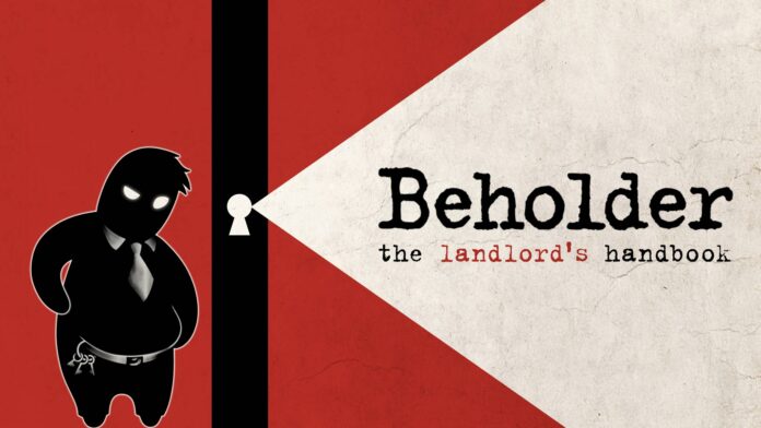 gamen.pro KeyArt Beholder Handbook 2560x1440 Logo