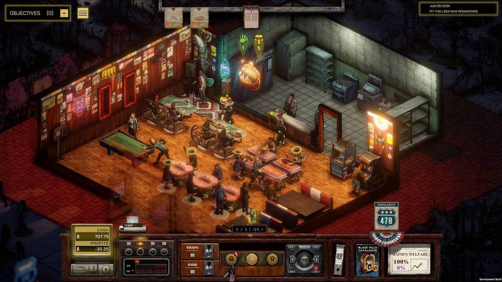 Midwest 90: Rapid City vào Early Access tháng 11 1 gamen.pro Midwest 90 Rapid City 01 The diner after dark fully built out