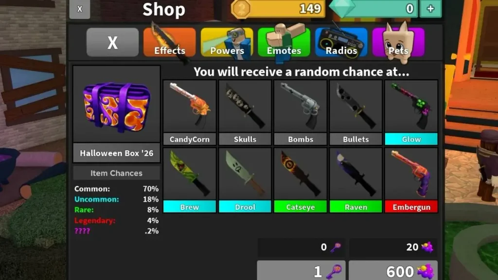 gamen.pro Murder Mystery 2 Halloween Box