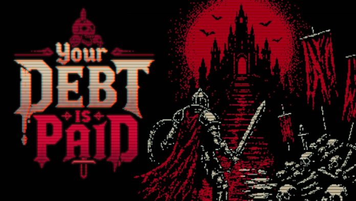 gamen.pro Your Debt Is Paid Key Art Logo