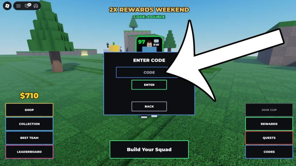 gamen.pro build a soccer squad codes menu