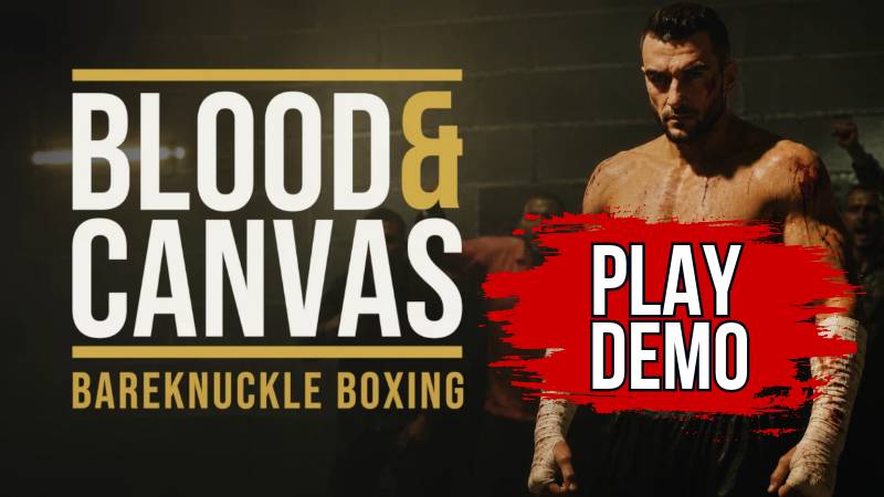 gamen.pro demo Blood & Canvas Bareknuckle Boxing