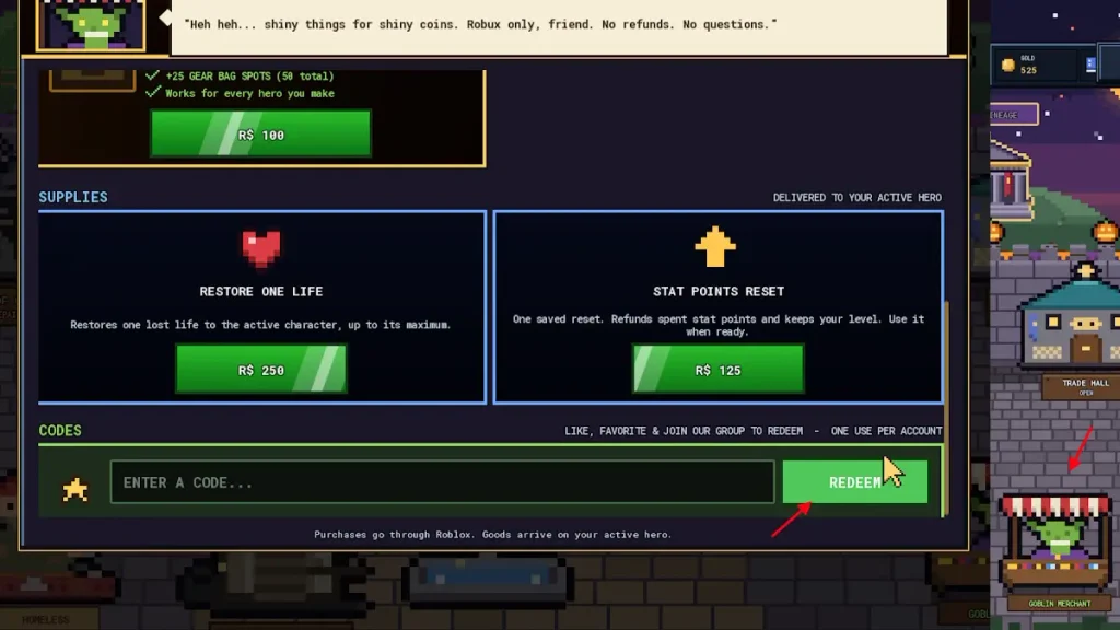 gamen.pro redeem pixel lineage codes