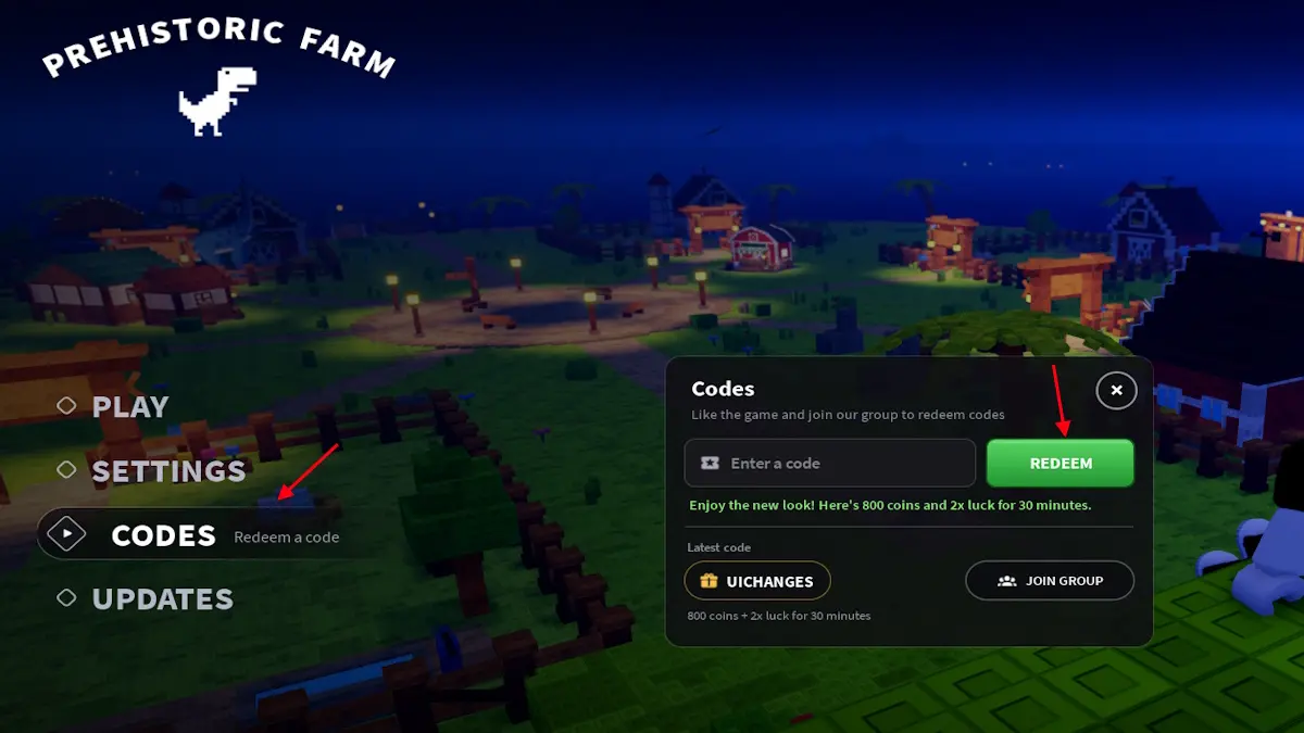 gamen.pro redeem prehistoric farm codes