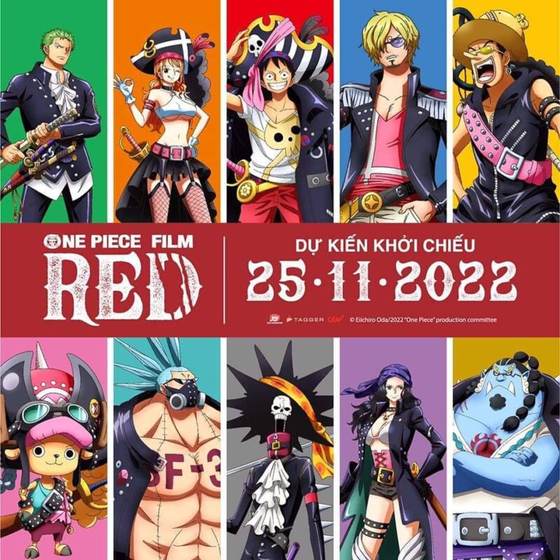 One Piece Film: Red khởi chiếu tháng 11 ở Việt Nam 1 one piece