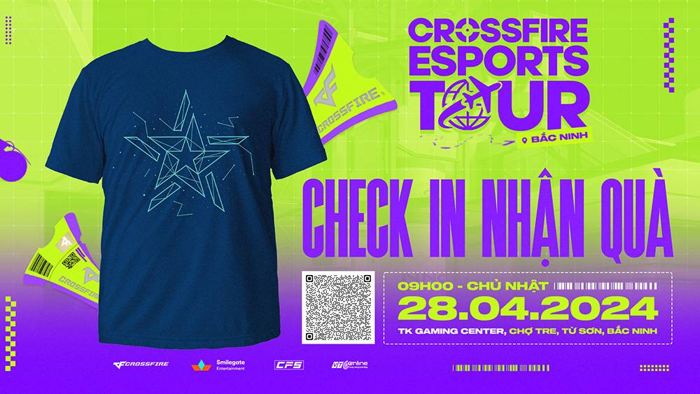 Bắc Ninh sẽ là điểm đến tiếp theo của Crossfire eSports Tour 2024 2 Crossfire eSports Tour 2024 2