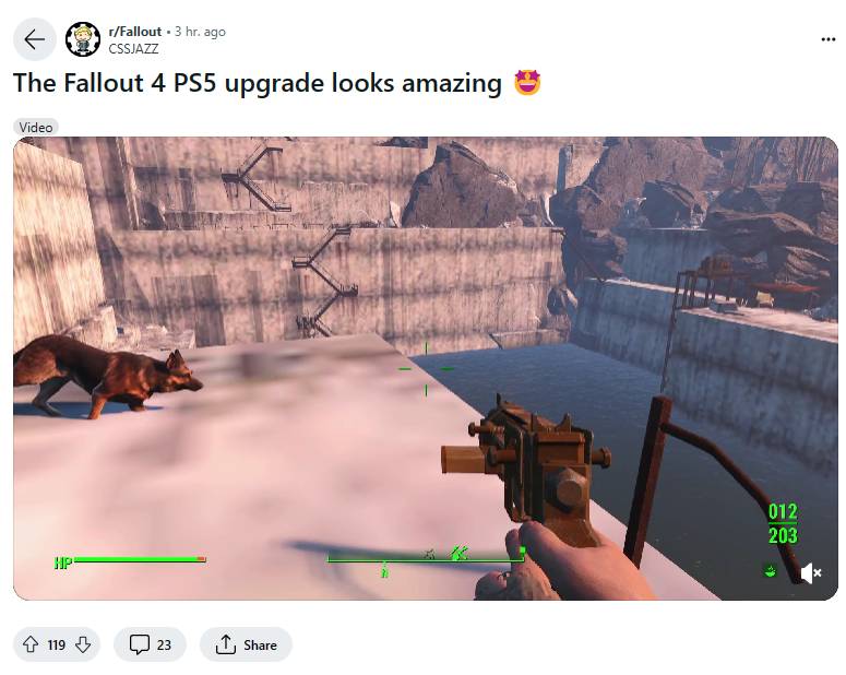 Fallout 4 next gen update