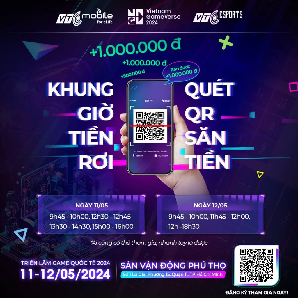 VTC Mobile và 'cơn mưa' quà tặng game thủ tại Vietnam GameVerse 2024 3 GAMEVERSE vtc mobile 2024 3