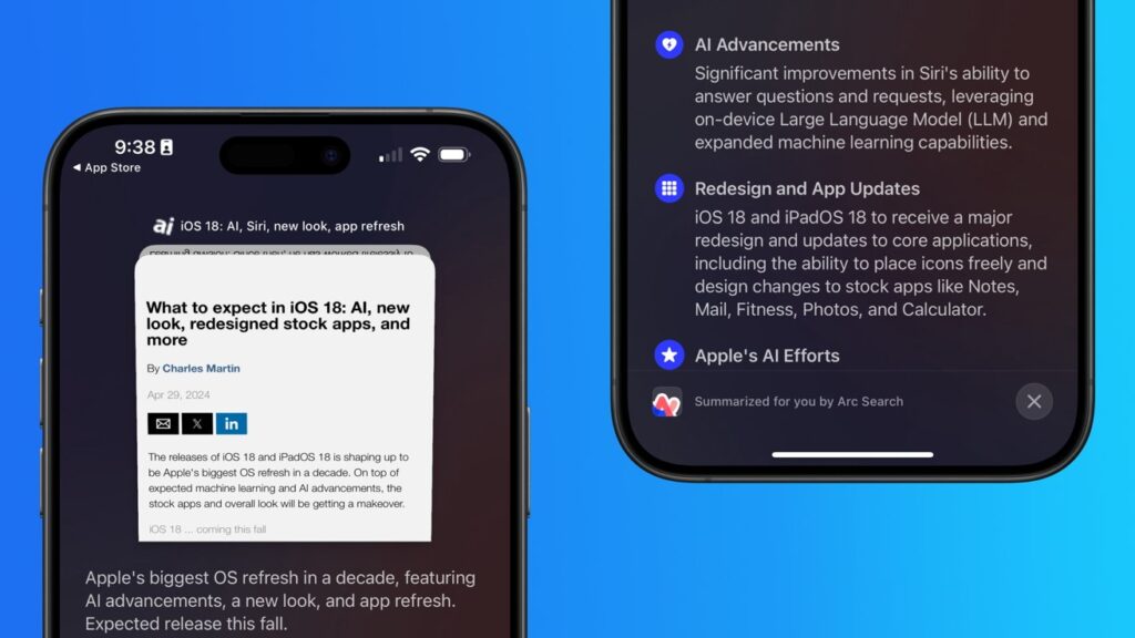 Safari sẽ sớm được thêm AI để không thua bạn kém bè 1 Safari tren iOS 18 co the duoc dai tu nho loat tinh nang AI