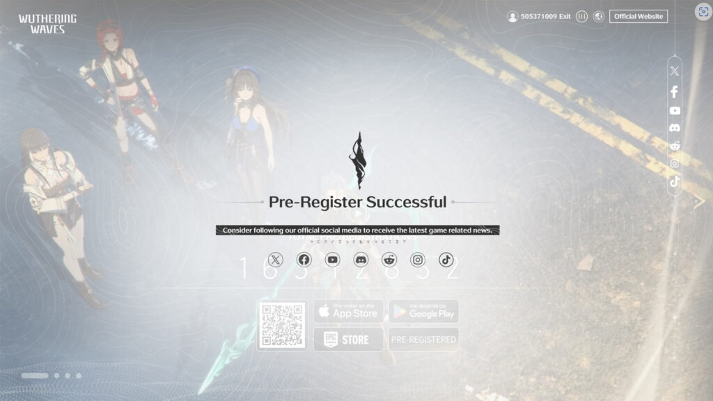 WutheringWaves PreRegister Successful Page 1024x576 1