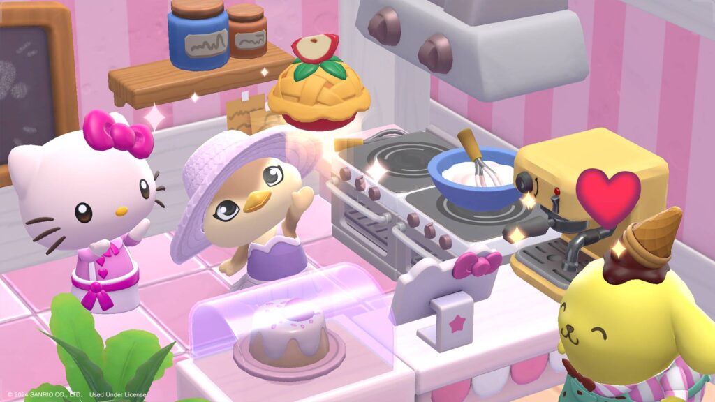 Phiêu lưu trong thế giới hồng tím ngọt ngào Hello Kitty Island Adventure 2 hello kitty island adventure cooking