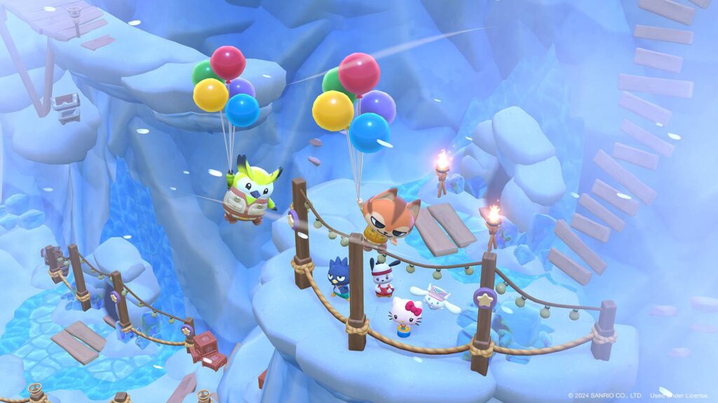 Phiêu lưu trong thế giới hồng tím ngọt ngào Hello Kitty Island Adventure 3 hello kitty island adventure icy peak