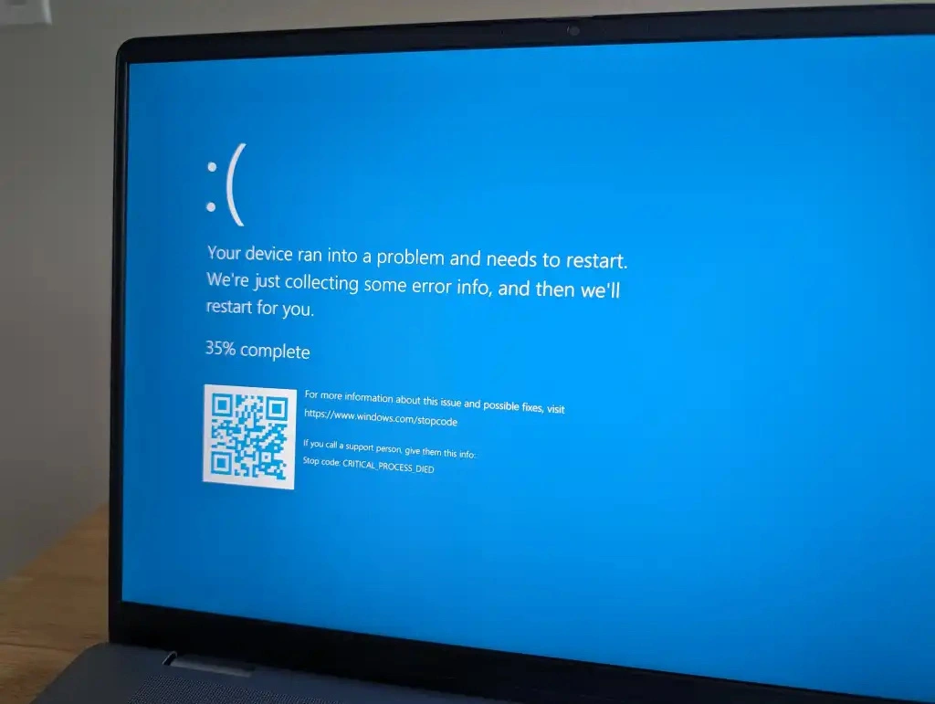 windows 11 blue screen of death error message 17196709744381748352740