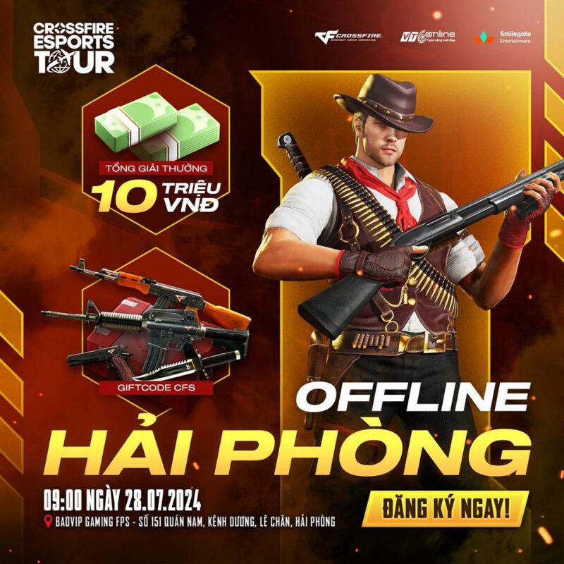Hải Phòng - Lần đầu trong tầm ngắm Crossfire eSports Tour 2024 1 CF eSports Tour 2024 1