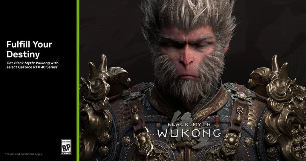 Mua VGA nhận Black Myth: Wukong 1 NVIDIA GAME BUNDLE HERO 2048x1064 1