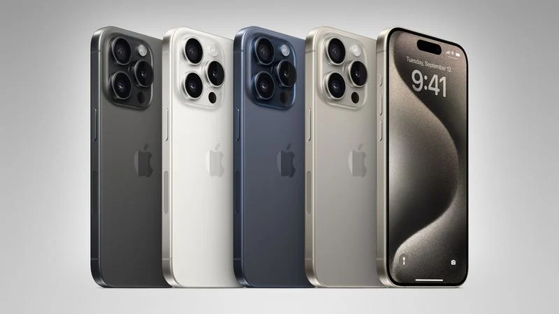 iPhone 15 Pro Lineup Feature White