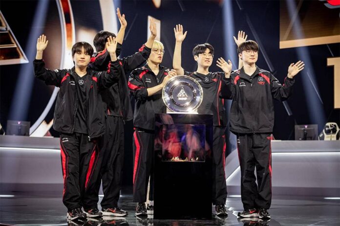 t1 vo dich esports world cup lol