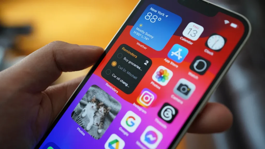 iOS ngày càng lởm 1 ios 17 homescreen iphpone
