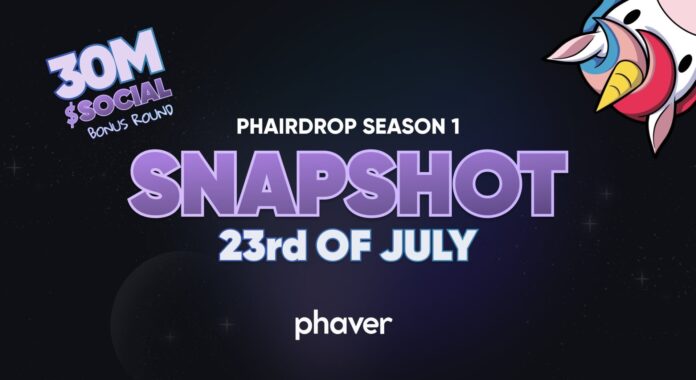 phaver airdrop snapshot