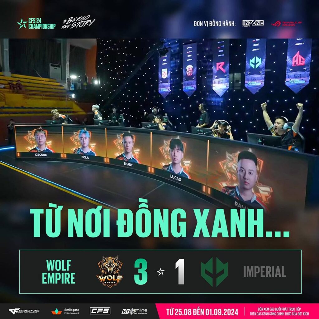Wolf Empire hạ gục đối thủ mạnh nhất độc chiếm chức vô địch CFS Summer Championship 2024 3 CFS Summer Championship 20240209 3