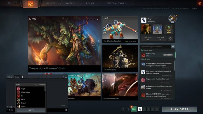 Dota2 BiggerChatRooms
