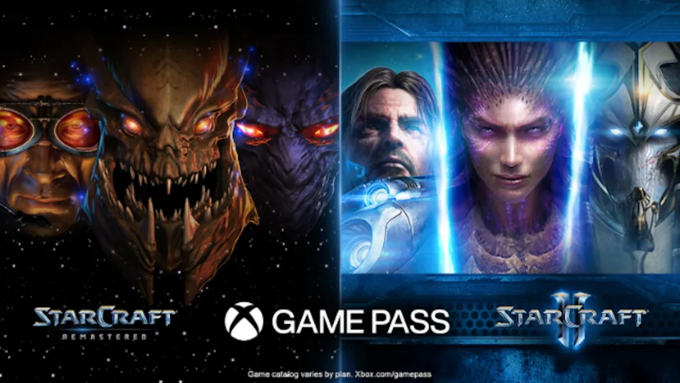 StarCraft Remastered illustration with Xbox logo hero 1