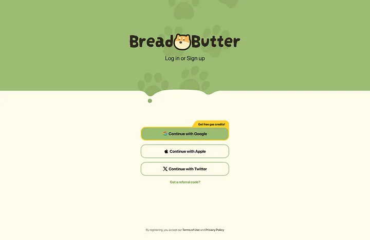 breadnbutter login