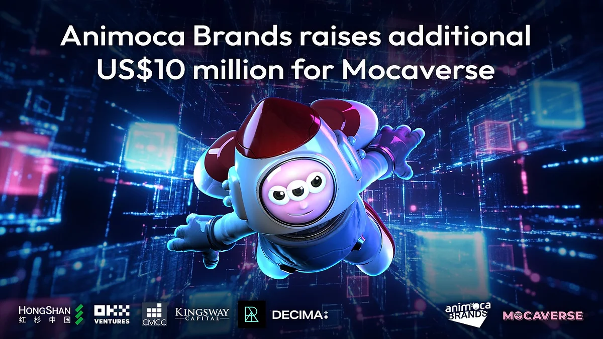Animoca Brands USD10m raise