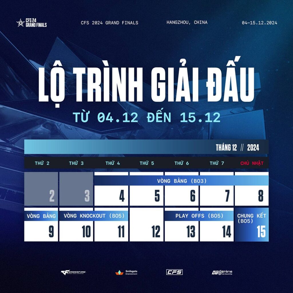 CFS 2024 Grand Finals – Cuộc chiến lớn nhất năm của Đột Kích chuẩn bị bùng nổ 2 CFS 2024 Grand Finals 20112024 2