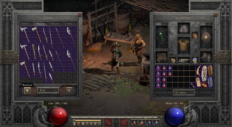 D2R Repair then Sell