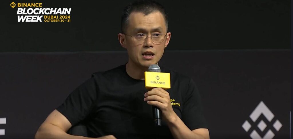 CZ chưa từ bỏ Binance 1 binance founder 08112024