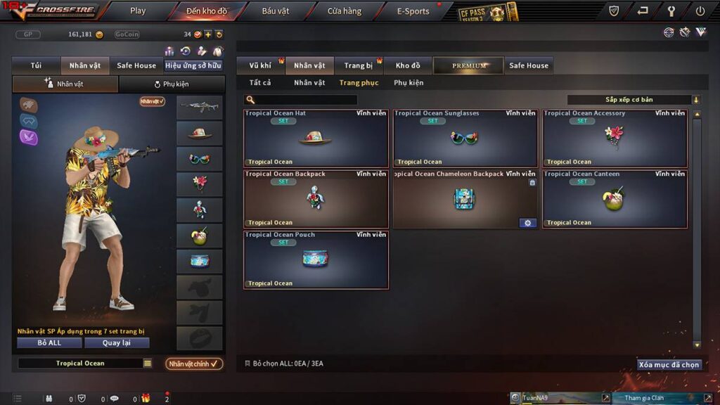 “Mùa đông không lạnh” khi Đột Kích giới thiệu CF Pass Mùa 3 chủ đề Tropical Ocean 6 CF Tropical Ocean 6