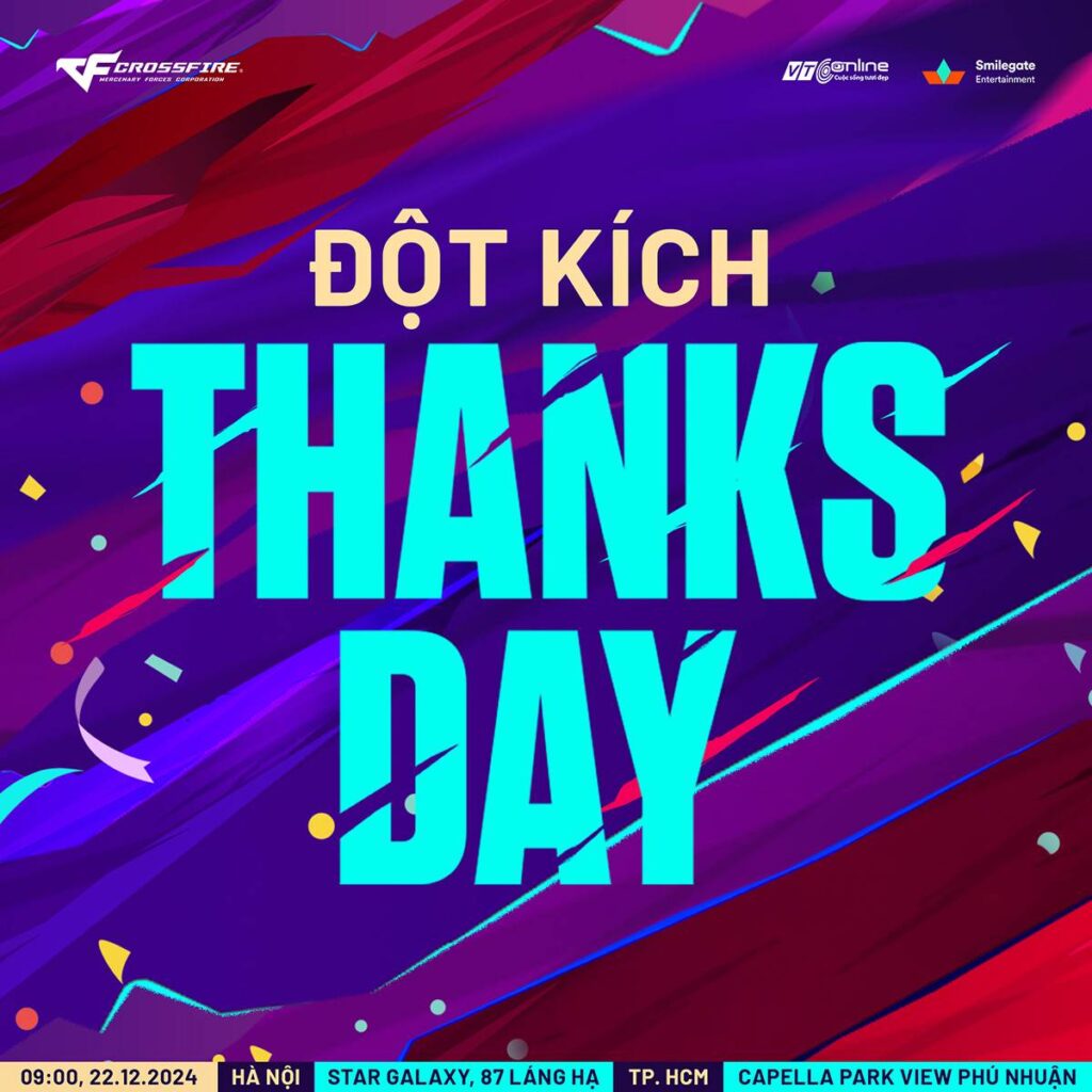 Lễ Tri Ân Đột Kích Thanks Day 2024 công bố thời gian và địa điểm tổ chức 1 cf tksday 161242024 1