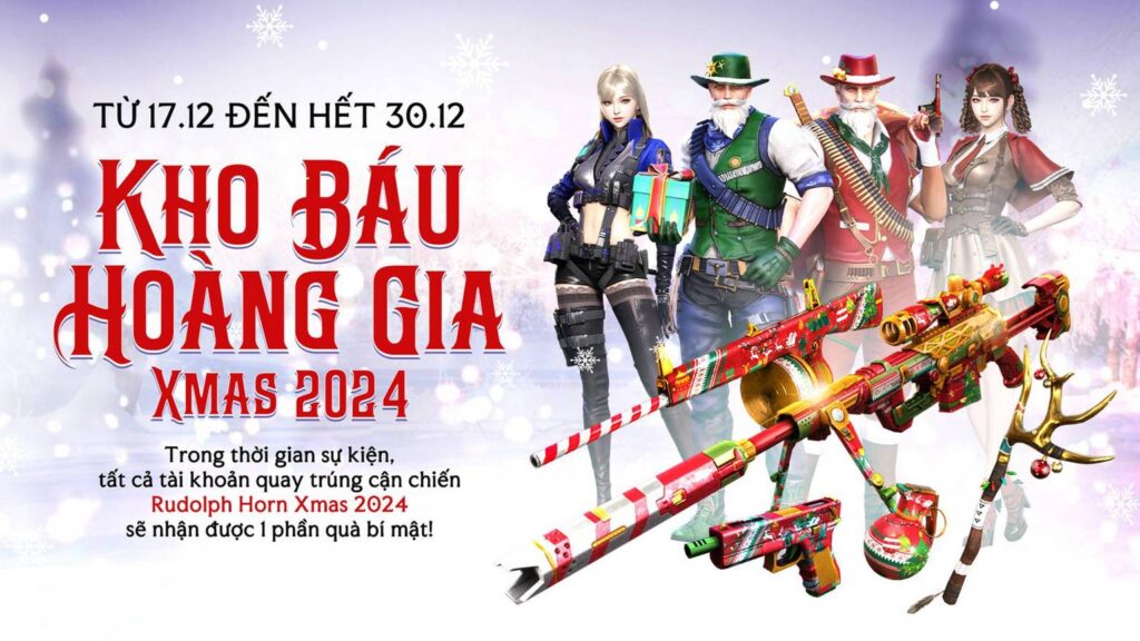 Đột Kích đón giáng sinh với Kho Báu Hoàng Gia Xmas đặc biệt 1 dot kich xmas 17122024 3